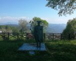 Camino de Santiago, escultura peregrino