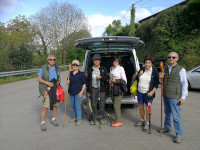 Peregrinos en El Pedregal